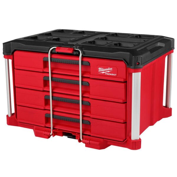 Milwaukee PACKOUT Caja de herramientas de 4 cajones