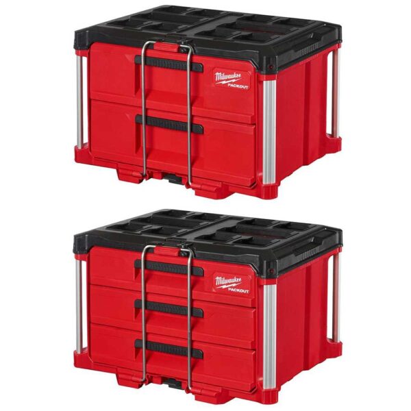 Paquete de caja de herramientas de cajones PACKOUT de Milwaukee