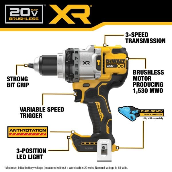 Taladro Atornillador Dewalt dcd1007