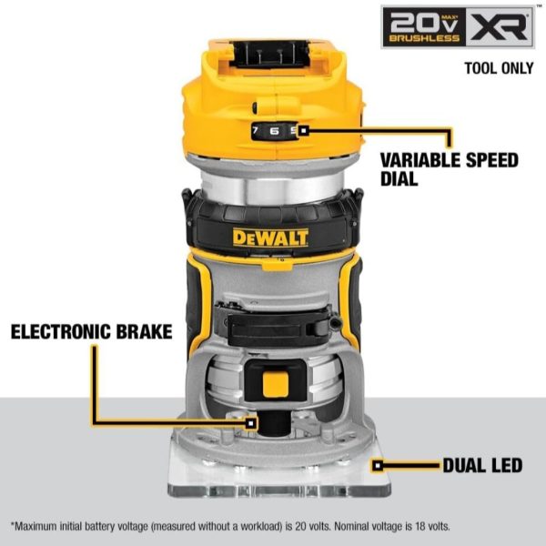 Router Dewalt DCW600B 20V