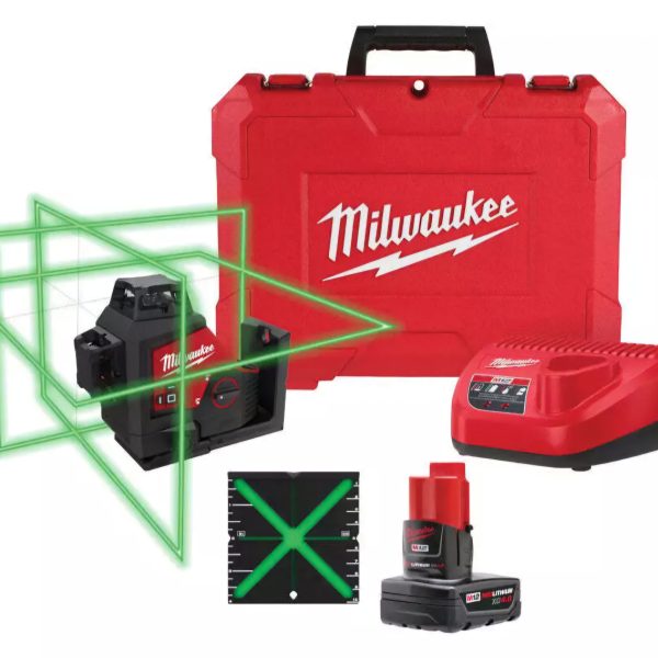 NIVEL LASER VERDE MILWAUKEE 3632-21 M12