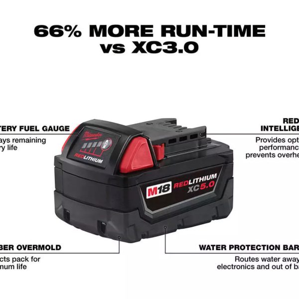 Bateria Milwaukee M18 REDLITHIUM 5 Amperios 48-11-1850